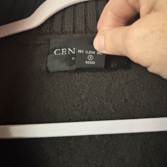 VTG Centigrade 100% Wool Sweater Coat Womens M Green Deep Pockets Snaps EUC - Picture 5 of 16